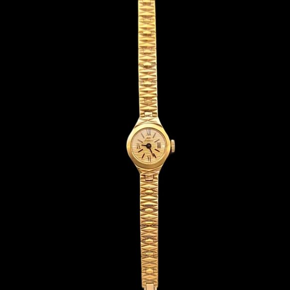 Jules Jurgensen 17-Jewel Movement Ladies Wind Up Mechanical Watch - Picture 1 of 8